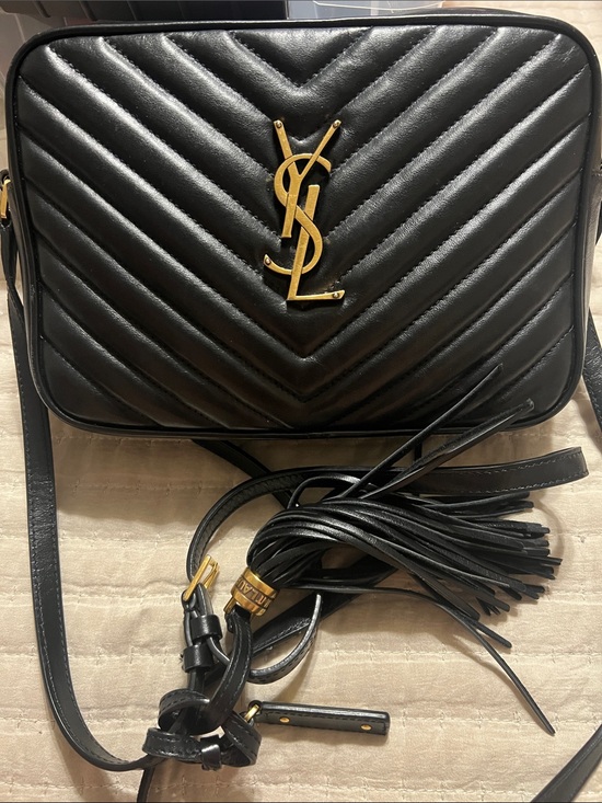 Yves Saint Laurent Handbags - YSL LOU CAMERA BAG IN QUILTED LEATHER BLACK